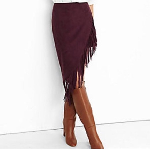 express fringe skirt